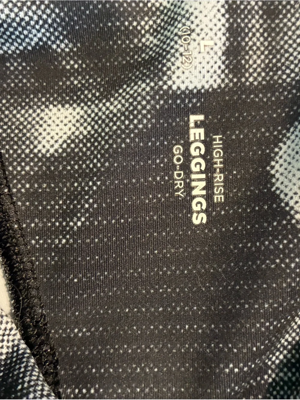 Girls Old Navy Black And Gray Leggings Size L  Large (10 / 12)